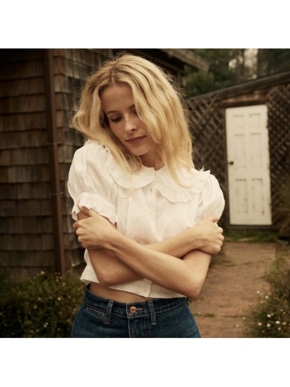 Doen Sparrow Top in Cream